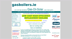 Desktop Screenshot of gasboilers.ie