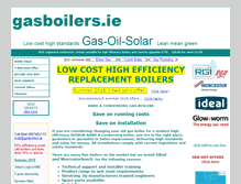 Tablet Screenshot of gasboilers.ie